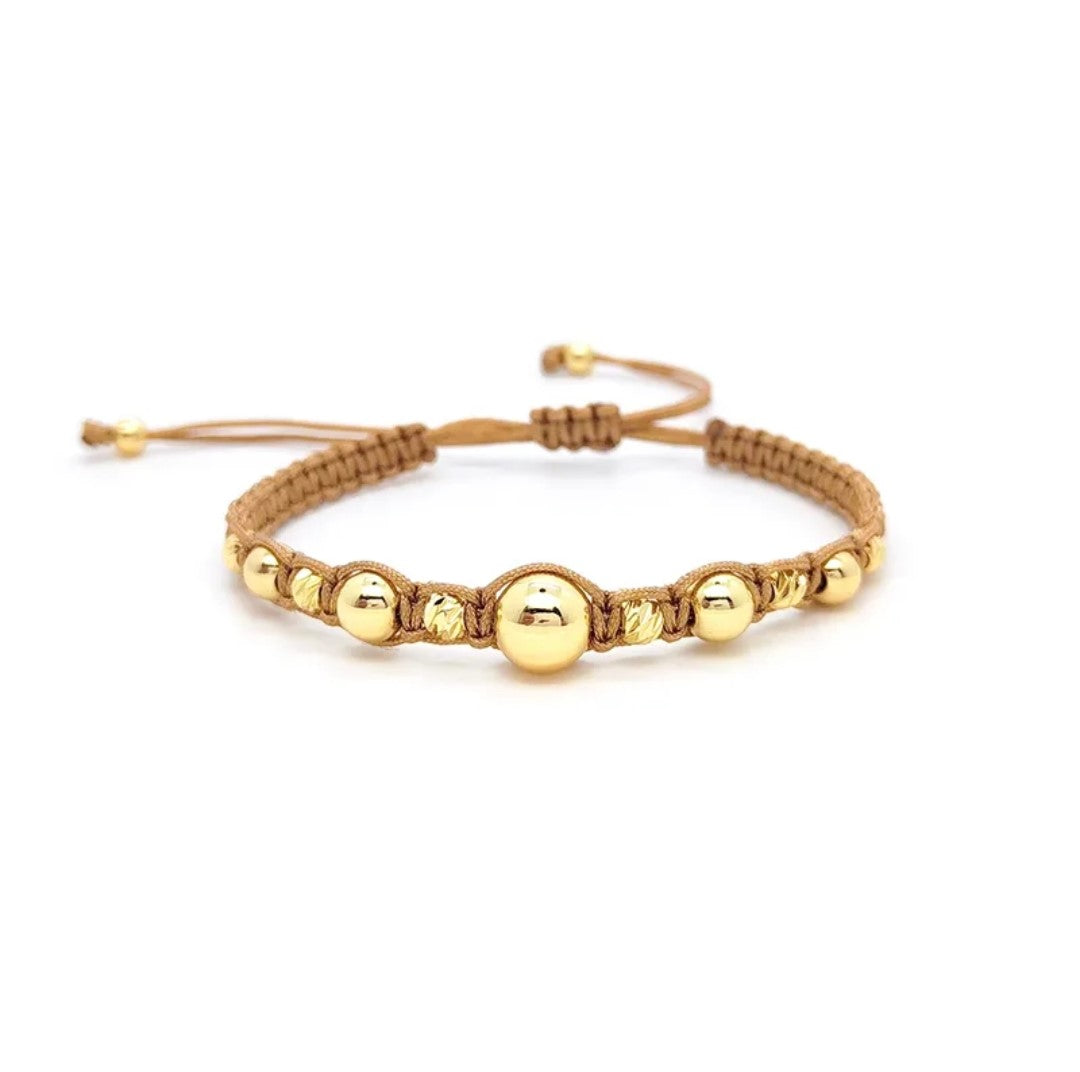 Bohemian Copper Cord String Bracelets