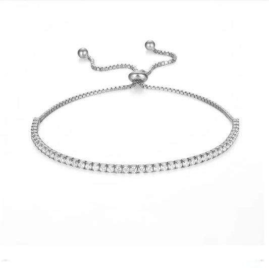 S925 Sterling Silver Tennis Bracelet